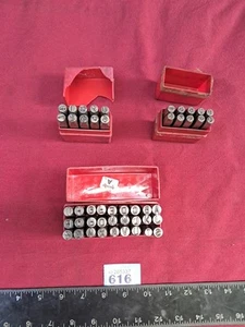 A Set Plus Of Vintage Number & Letter Punches 6mm & 5mm Priority, Crisp Heads. - Picture 1 of 12