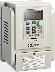 AC 220V/1.5kw 2HP Variable Frequency Drive,8A VFD Inverter Single Phase White - Picture 1 of 7