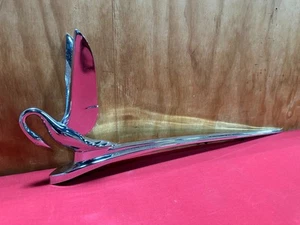 PACKARD HOOD ORNAMENT EMBLEM SWAN CHROME 422443 - Bild 1 von 9