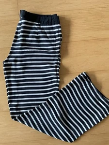 MAX MARA * 40 L * Hose schwarz-weiß gestreift * 100 % Cupro (gefühlt wie Seide) - Bild 1 von 5