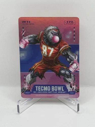 2026 Bo Jackson Battle Arena Tecmo Yeti Bubble Gum SSP Power 170 Travis Kelce