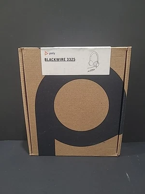 New Poly Plantronics Blackwire 3325 USB-C Stereo Headset BW3325T - Image 1 of 4