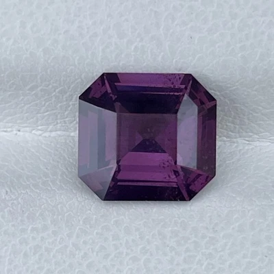 Natural Purple Spinel 3.25 Cts Asscher Cut Loose Gemstone for Anniversary Ring - Image 1 of 4