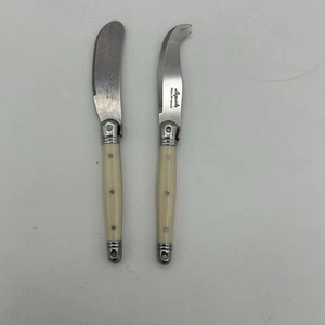 Vintage Laguiole by Jean Dubost Inox Knives set of 2 made in France - Picture 1 of 3