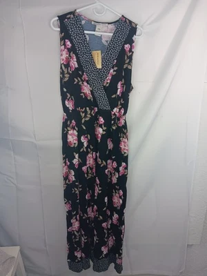 American Rag Cie платье женщин 1 X черный цветочный без рукавов новый с Ярлыками - Изображение 1 из 4