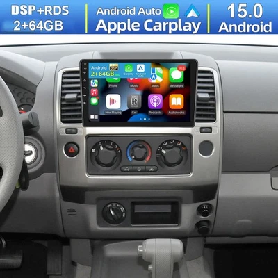For Nissan Frontier 2005-2008 Android 15 Apple Carplay Car Stereo Radio GPS Navi - Image 1 of 4
