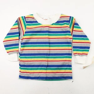 Camicia vintage Healthtex primaria a righe LS - Foto 1 di 4