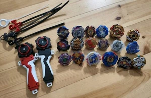 Set 18 x Beyblade Burst - tra cui Takara Tomy Cho Z Valkyrie ⚡ - Foto 1 di 5