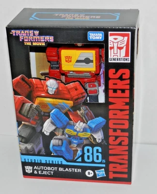 TRANSFORMERS STUDIO SERIES 86-25 BLASTER & EJECT NEW SEALED NICE BOX AUTOBOT - Image 1 of 4