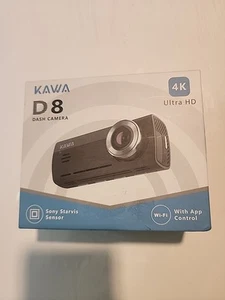 KAWA True 4K Dash Cam Sensor Sony Starvis Delantero y Trasero, Control de Aplicación WiFi, GPS - Imagen 1 de 4