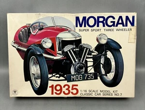 Gakken 1/16 Morgan Mog 1935 Classic Cars Series No.7 Vintage Model Kit - Bild 1 von 10