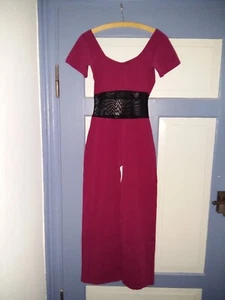 Overall, Catsuit von So Danca, Top-Zustand, Weinrot-Schwarz, 38/40 - Bild 1 von 3