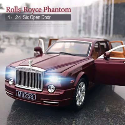 1:24 Rolls-Royce Alloy Die-cast Model Car Toy Sound&Light Collection gifts - Image 1 of 4