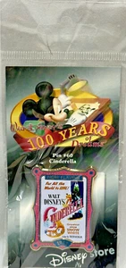 DISNEY 100 Years of Dreams Trading Pin - CINDERELLA - #60 Card - Picture 1 of 3