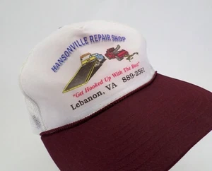Hansonville Repair Shop Hat Cap Lebanon VA Tow Truck Wrecker Snapback Trucker - Picture 1 of 8