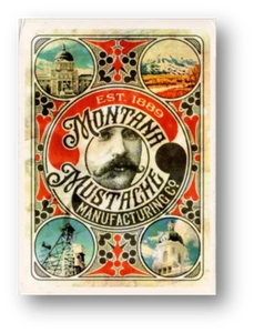 Clockwork: Montana Mustache Manufacturing Co. Playing Cards Poker - Picture 1 of 8