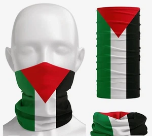Balaclava Kufiya Schlauchschal Halstuch Palestine Palästina Flagge Gaza - Bild 1 von 3