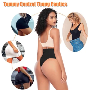 Women's Panty High Waisted Panties Tummy Compression Tummy Elimination Invisible - Picture 1 of 31