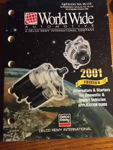 2001 WorldWide Automotive Alternators and starters parts Catalog - Picture 1 of 4