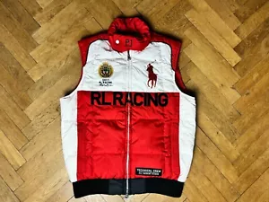 Ralph Lauren 2011 RL Racing Italy Big Pony Puffer Vest Gillet M - Picture 1 of 12