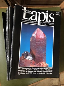 Lapis Mineralienmagazin 11 Zeitschriften kompletter Jahrgang 1996 TOP Hefte!! - Bild 1 von 1