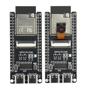 Placa de desarrollo ESP32-S3-CAM WIFI Bluetooth módulo de cámara ESP32-S3-N16R8 CH340 - Imagen 1 de 22