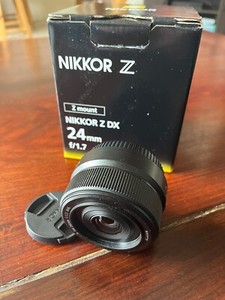 OPEN BOX Nikon NIKKOR Z DX 24mm f/1.7 Lens for Z Mount Nikon Cameras LOOK!