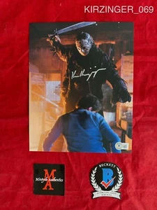 ¡FOTO FIRMADA DE KEN KIRZINGER AUTOGRAFIADA 8x10! ¡FREDDY VS JASON! ¡JASON! ¡BECKETT! - Imagen 1 de 2