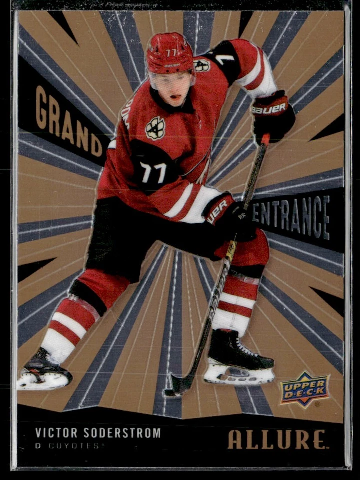 2020-21 Upper Deck Allure Grand Entrance Victor Soderstrom #GE-14 - Image 1 of 2