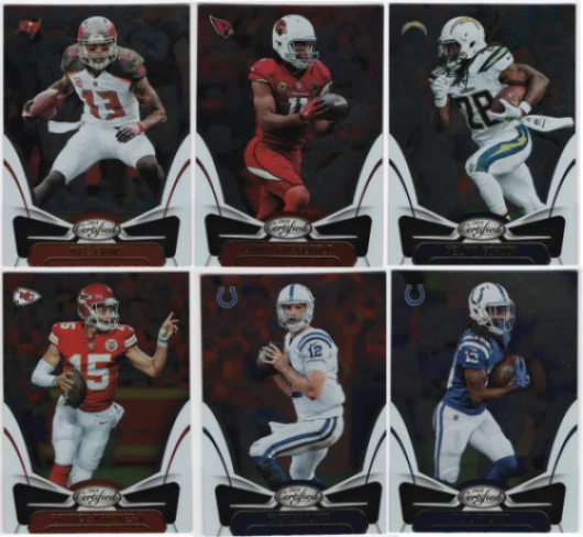 2017 Panini Certified Football - Base Set Cards - Choose From Card #'s 1-100 - Image 1 of 1