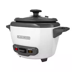 3-Cup Electric Rice Cooker with Keep-Warm Function, White, RC503 Free Shipping - Picture 1 of 7