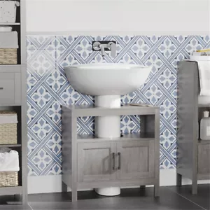 Bathroom Storage Vanity Sink Cabinet Wood Organizer Under Sink Home Furniture - Picture 1 of 7
