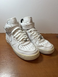 Nike Air Force 1 High 08 LE White Campfire Orange 334031-109 - Sepsport