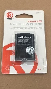 RadioShack 3.6V/700mAh Ni-MH Cordless Phone Battery (2302373) - Picture 1 of 6