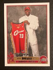 2003-04 Topps Lebron James Rookie Draft Pick Card #221