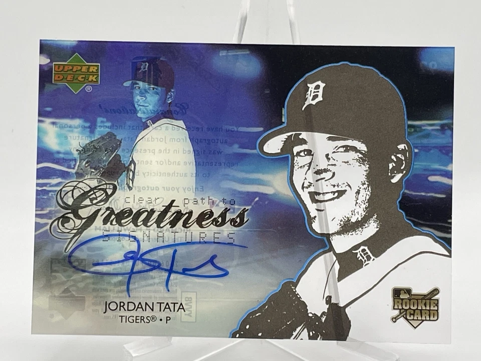 Jordan Tata 2006 Upper Deck Future Stars Clear Path to Greatness Auto #92 - Image 1 of 2