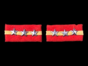 Insignia de solapa de estrella de aluminio del ejército japonés real insignia de rango de sargento usada F/S WTN - Imagen 1 de 9