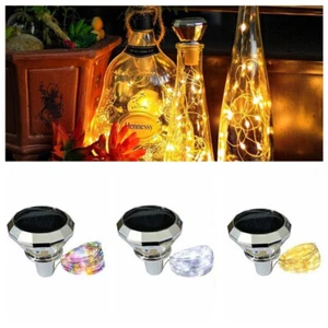 Wasserdichte Flasche Stopper Lampe Diamant Solar Licht Landschaft Lichter Haus - Picture 1 of 18
