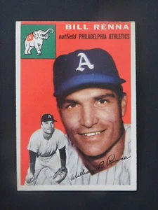 1954 Topps Baseball Card #112 Bill Renna (EX+/EX-MT) - Picture 1 of 2
