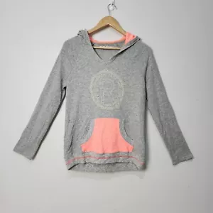 Roxy Jumper Womens XS Grey Long Sleeve Sweater Hoodie Hooded - Picture 1 of 11