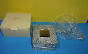 Things Remembered Wire Mesh Candle Basket & Holder New w/ Candles "I Love You" - Picture 1 of 4
