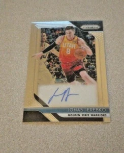 2018-19 Panini Prizm Auto #S-JJB Jonas Jerebko Golden State Warriors - Picture 1 of 2