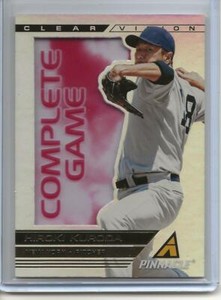2013 Pinnacle Clear Vision Pitching Complete Game #20 Hiroki Kuroda - Yankees