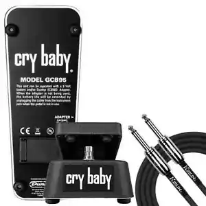 Cry Baby Standard GCB95 Original Dunlop Crybaby Wah Guitar Effect Pedal W/Cable - Picture 1 of 13