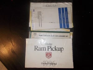 1996 Dodge Ram Pickup 96 Factory Owners Manual Guide Book - Picture 1 of 1