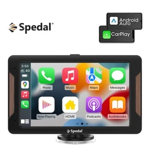 Estéreo portátil para automóvil inalámbrico CL787-7" Apple CarPlay Android automático Bluetooth auxiliar - Imagen 1 de 9