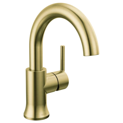 Delta Trinsic Bathroom Sink Faucet Champagne Bronze-Certified Refurbished - Image 1 of 4