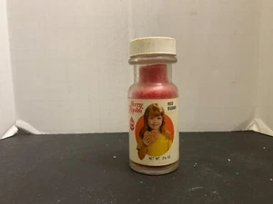 Vintage Tone's Merry Toppings Red Sugar Crystals Glass Bottle - Picture 1 of 6
