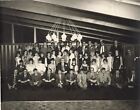 1960s hair Beehives Bouffants Flips Group Photo MCM Banquet Hall Parquet Floor