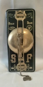 Vintage 10.25" Solid Brass San Francisco 4.5" Diameter Cable Car Trolley Car... - Picture 1 of 21